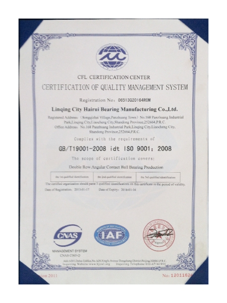 quality certification